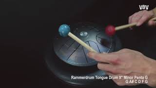 Rammerdrum Tongue Drum 9quot Minor Penta G [upl. by Yeblehs]