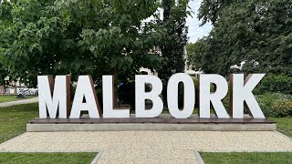 A quick walk around Malbork East Pomerania Poland [upl. by Ennaisoj19]