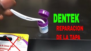 ✅ Cómo usar el relleno dental Dentek Temparin Max y la revisión de la reparación de la tapa 🔴 [upl. by Legnaesoj]