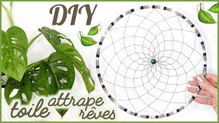 🕸️ DIY ATTRAPE REVE comment faire la toile dreamcatcher [upl. by Raila]