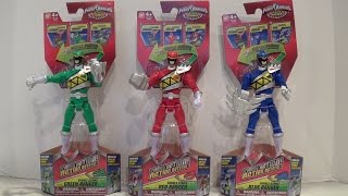 Double Strike RedBlueGreen Rangers Review Power Rangers Dino Charge [upl. by Granger]