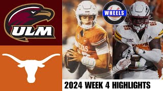 1 Texas vs ULM Arch Manning 1st Start  Full Game Highlights  2024 College Football Highlights [upl. by Solohcin590]