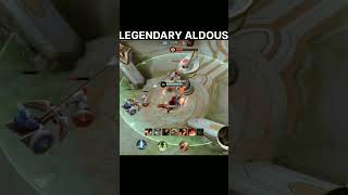 LEGENDARY ALDOUS shorts ytshorts mobilelegends [upl. by Jaret]