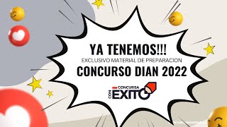 Ya Tenemos Material De Estudio Para Convocatoria Dian 2022  2023 [upl. by Earlene]