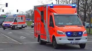 RTW  ITW│RTW 34001►Berliner Feuerwehr und ITW DRK 34071►DRK Rettungsdienst Berlin [upl. by Aicenaj]