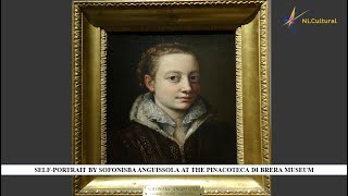 Self portrait by Sofonisba Anguissola at the Pinacoteca di Brera Museum [upl. by Brandtr594]