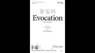 Evocation MonNeeJoh SSA div piano by HyeYoung Cho  Score amp Sound [upl. by Ived]