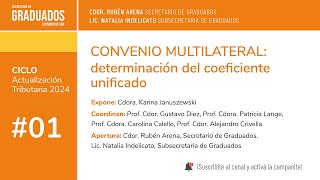 01 Convenio Multilateral Determinación del Coeficiente Unificado  Económicas UBA [upl. by Inhsor]