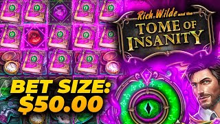 HIGHROLLING NEW TOME OF INSANITY SLOT ChipsGG [upl. by Giarg]