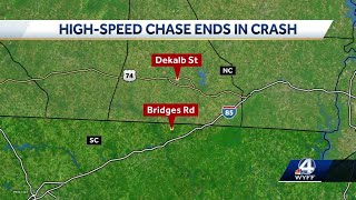 Shooting during highspeed chase in Blacksburg ends in deadly crash in Shelby North Carolina de [upl. by Oneg]