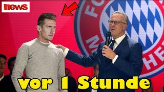 vor 1 Stunde  Miroslav Klose kehrt offiziell als Cheftrainer an die Spitze von BAYERN zurück [upl. by Sweeney]