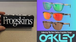 Unboxing The New Oakley Frogskins Range [upl. by Hserus715]