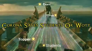 Corona Saves Students By Fear Of Exam 🤔  Funny Meme Status memes marvel hulk corona shorts [upl. by Alyag]