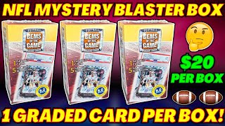 1 GRADED CARD PER BOX🤔 2024 GEMS OF THE GAME FOOTBALL MYSTERY BLASTER BOX🏈 [upl. by Nedak]