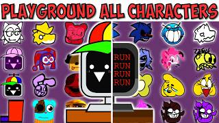 ALL CHARACTERS TEST  FNF Character Test  Gameplay VS My Playground [upl. by Mumford]