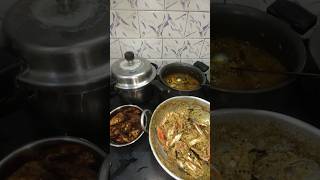 Today lunch nandu rasam nandu masala fish fry [upl. by Assiralc]