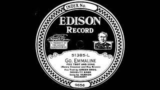 Go Emmaline  Green Bros Novelty Band wVernon Dalhart 1924 George Hamilton GreenJoe Green [upl. by Ahsoj46]