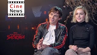 The Chilling Adventures of Sabrina – Interview Kiernan Shipka amp Ross Lynch [upl. by Blainey]