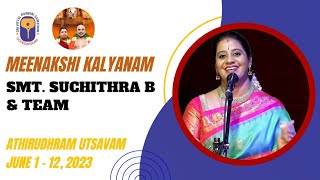 Meenakshi Kalyanam Pravachanam SMT  Suchithra B  Day  9  Athirudhram live from Govindapuram [upl. by Atter988]