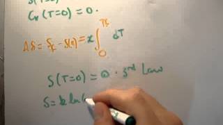 Thermodynamics 30  Third Law of Thermodynamics [upl. by Ardnaz921]