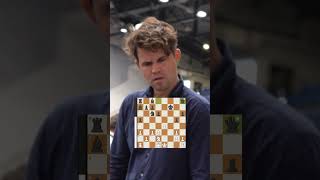 Magnuss Reaction to Gukeshs Game chess shorts [upl. by Tybalt]