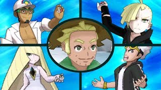 Pokemon Ultra Sun amp Ultra Moon  All Champion Challengers  Secret Mohn amp Lusamine Cutscene [upl. by Lowery]