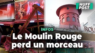 À Paris le Moulin Rouge a perdu ses ailes et quelques lettres dans la nuit [upl. by Margot]