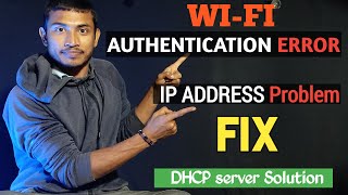 🔴 How to Fix WIFI Authentication Error  Fix Obtain IP Address problem [upl. by Fairbanks]