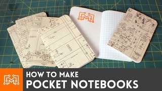 Pocket notebooks  HowTo  I Like To Make Stuff [upl. by Prior]