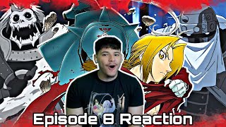 Elric Brothers Vs The Slicers Brother  Fullmetal Alchemist Brotherhood Epsiode 8 Reaction [upl. by Pirzada]