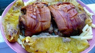 Pork Knuckles Recipe  Schweinshaxe [upl. by Yboj]