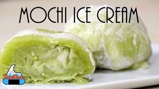 Mochi Ice Cream Matcha RECIPE [upl. by Nolly540]