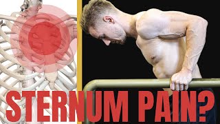 STERNUM PAIN FROM DIPS  Prehab amp Rehab [upl. by Hollington]