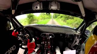 Onboard Porsche GT3 ZeltnerZeltner Hessen Rallye 2014 [upl. by Utas]