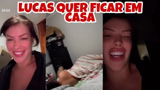 JAQUELLINE QUER SAIR E LUCAS SOUZA PEDE PRA FICAR EM CASA CASAL JALLU [upl. by Olram]