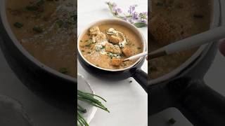 Healthy Roasted Cauliflower Soup lowcarb healthyfood fooddolls [upl. by Dwane]