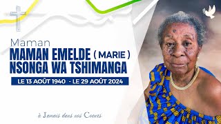 En DirectEXPOSITION ET RECUEILLEMENT DE MAMAN EMELDE Marie NSONGA wa Tshimanga [upl. by Paddie776]