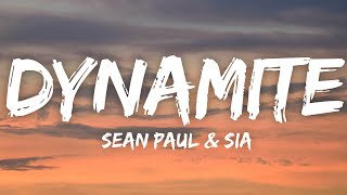 Sean Paul  Dynamite Lyrics ft Sia [upl. by Vaden]