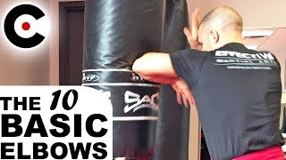 How to Throw Elbows  The 10 Basic Elbow Strikes  Effective Martial Arts [upl. by Eindys781]