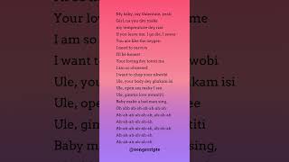 Love nwantiti ckay lyrics 1 shorts ytshorts ckay lyrics music youtube tiktok [upl. by Braunstein241]