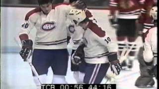 Guy Lafleur rookie season hat trick [upl. by Ailadi781]