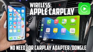 WIRELESS APPLE CARPLAY  No need to buy adapter or dongle [upl. by Langer69]