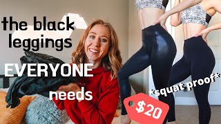 Top 5 BEST Black Leggings for EVERY Occasion [upl. by Stig]