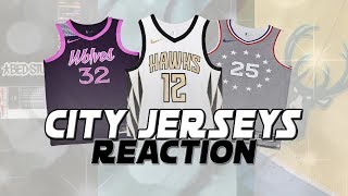 REACTING TO ALL THE NEW NBA CITY JERSEYS  KOT4Q [upl. by Nasar286]