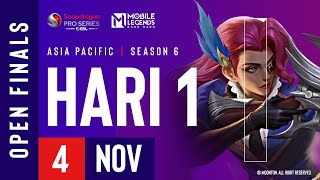 🔴 ID AP Mobile Legends Bang Bang  Snapdragon Mobile Open Finals  Season ke6  Hari 1 [upl. by Obrien]