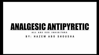 Analgesic antipyretic  Arabic [upl. by Blau]