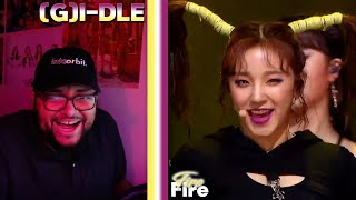 GIDLE  Fire QUEENDOM REACTION  THE ATTITUDE BEHIND EVERY MOVE [upl. by Bendick]