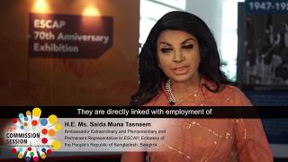 Voices from the 73rd Commission Session HE Ms Saida Muna Tasneem [upl. by Geller902]