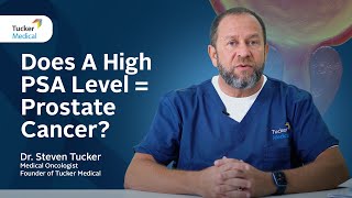 Does High PSA Levels  Prostate Cancer  Dr Steven Tucker [upl. by Atiekram]