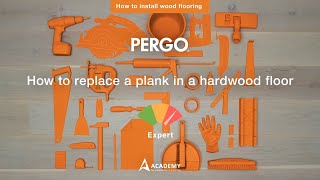 How to replace a plank in a hardwood floor Tutorial by Pergo [upl. by Leontine]